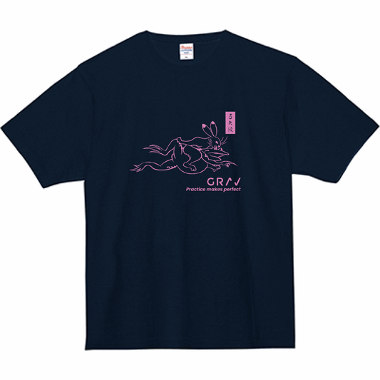 【在庫限り】鳥獣戯画 ボーアンドアロー WAZA-T  黒ピンク